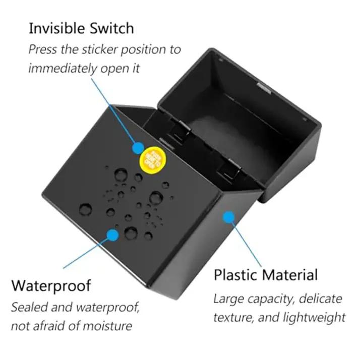 Nouveau étui à cigarettes paquet de 50 pièces grande capacité Portable en plastique poche Cigarettes support de rangement accessoires pour fumer cadeau pour hommes