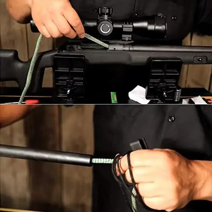 Nettoyeur d'alésage de pistolet de chasse serpent 12GA.308.22.223.38 calibre 5.56mm 7.62mm 16GA 20GA Kit de nettoyage