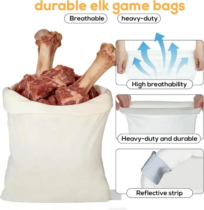 Sac de chasse pour gibier polyester FUNANASUN avec bande réfléchissante pour cerf canard et wapiti occasions de chasse spéciales