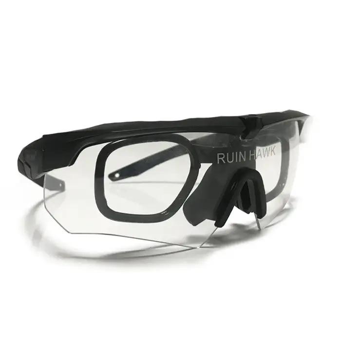 Lunettes tactiques avec monture pour myopes - Équipement militaire chasse airsoft montagne