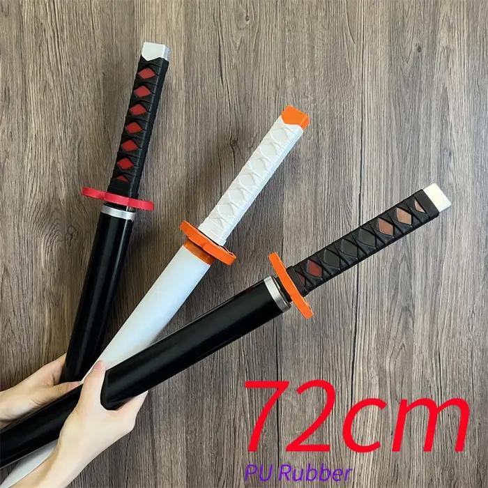Épées Kochou Kanae de 72 cm assemblées Ver. Démon Slayer Katana personnage jeux de rôle armes jouets épée sécurité PU