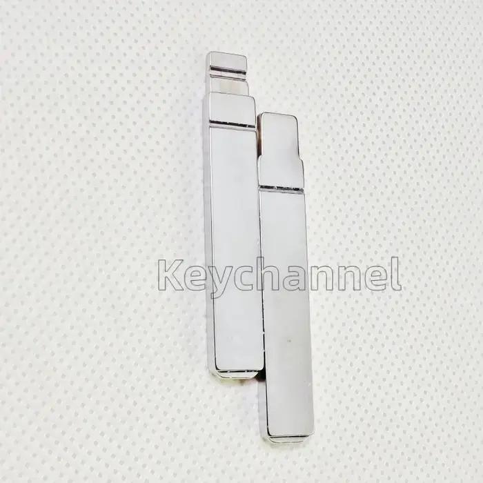 10 pièces/lot # Lame de clé télécommande de voiture 58 KD VA2, lame rabattable en métal pour citroën