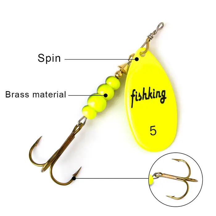 NGB leurre de pêche Spinner appât 3.9g 4.6g 7.4g 10.8g 15g Spinner cuillère leurre brochet métal ave