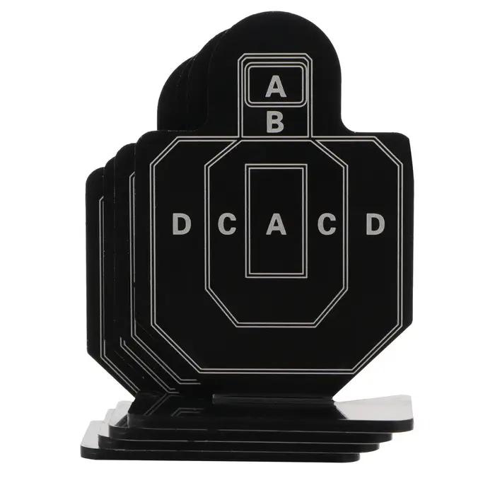 Lot de 4 cibles d'entraînement au tir en alliage d'aluminium – Pratiques pour l'extérieur