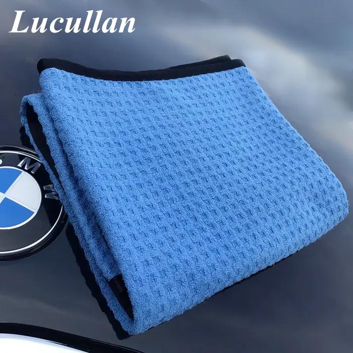Lucullan – tissu de séchage en microfibre 60x90CM, ne grattache pas ou tourbillonnant, serviette gau