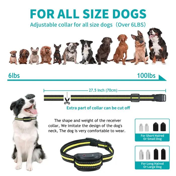 Collier d'Entraînement Électrique LCD pour Chien