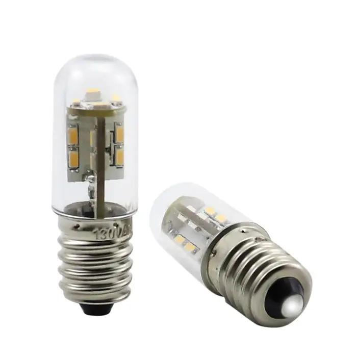 Ampoule LED E14 1W 12V 24V 110V 220V, projecteur de nuit, pendentif en maïs, lumière pour réfrigérat