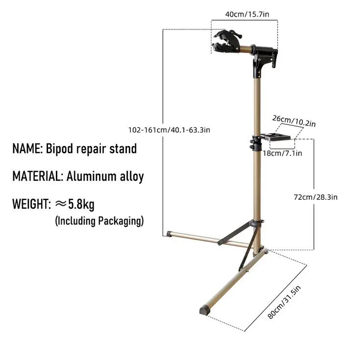Support de support de vélo, support de réparation de vélo en alliage d'aluminium, support de travail