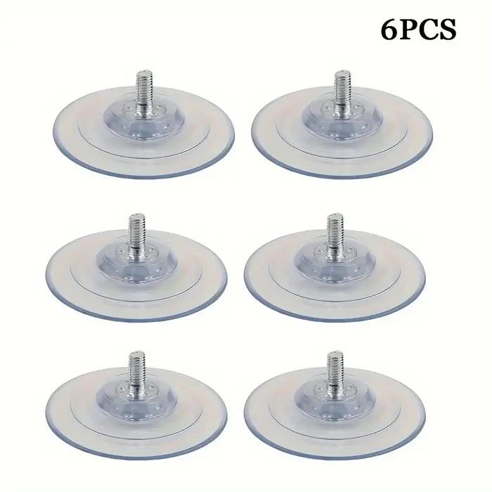 Housse de meuble en caoutchouc transparent avec crochets à écrous tournants et ventouses pour dessus de table en verre et rangement élégant pour salon