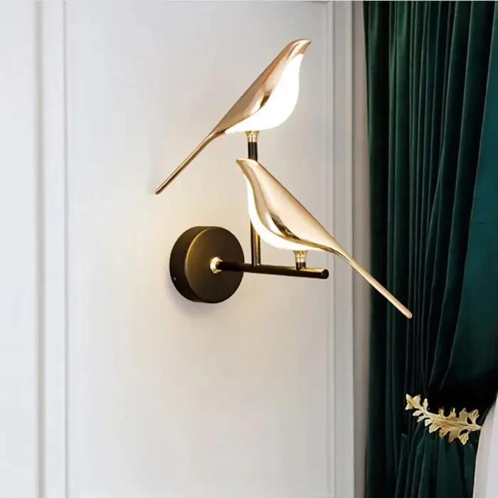 Applique Murale LED en Forme d'Oiseau localité au Nordique Créatif Luminaire Décoratif d'Nik Idéal p