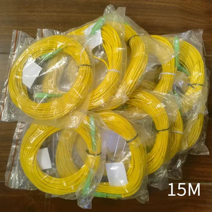 Câble de raccordement à fibre optique monomode 30m SC/APC-SC/APC pour installation réseau et système CATV occassions professionnelles et domestiques
