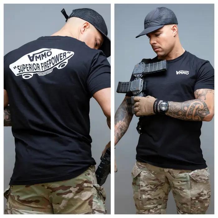 T-shirt décontracté d'été style artistique tactique Acta Non Verba haut de gamme pour hommes et femmes collection 2026 adaptable à toutes les saisons et occasions quotidiennes