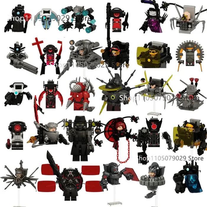 Nouvelles figurines KDL SWAT Skibidi Toilet Man, jouets en blocs d'anime, TvMan Titan Cameraman Spea