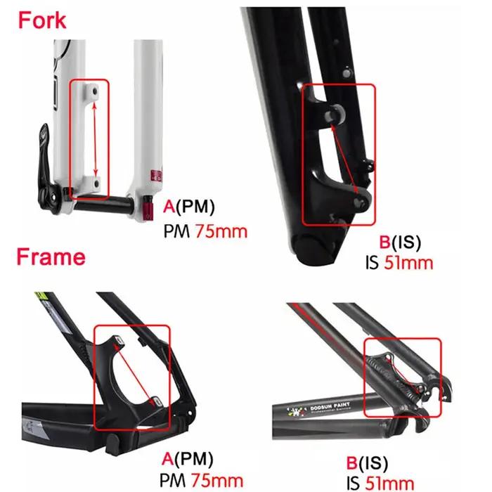 Adaptateur de frein à disque en alliage ultraléger, convertisseur PM/IS, rotor A à B, prompt ket, ac