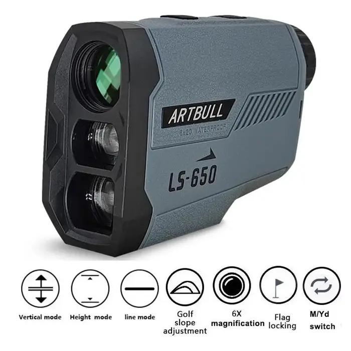 Télémètre laser ARTBULL 1000m pour chasse et télescope golf 650m avec compensation en pente et verrouillage du drapeau