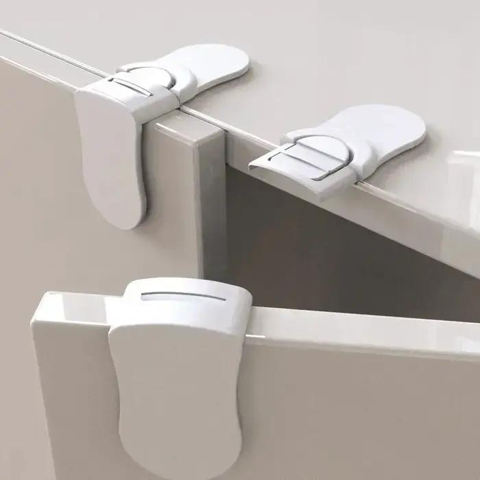 Serrures de sécurité pour bébé, 5/1 pièces, serrure de tiroir Anti-pincement pour armoire à main, se