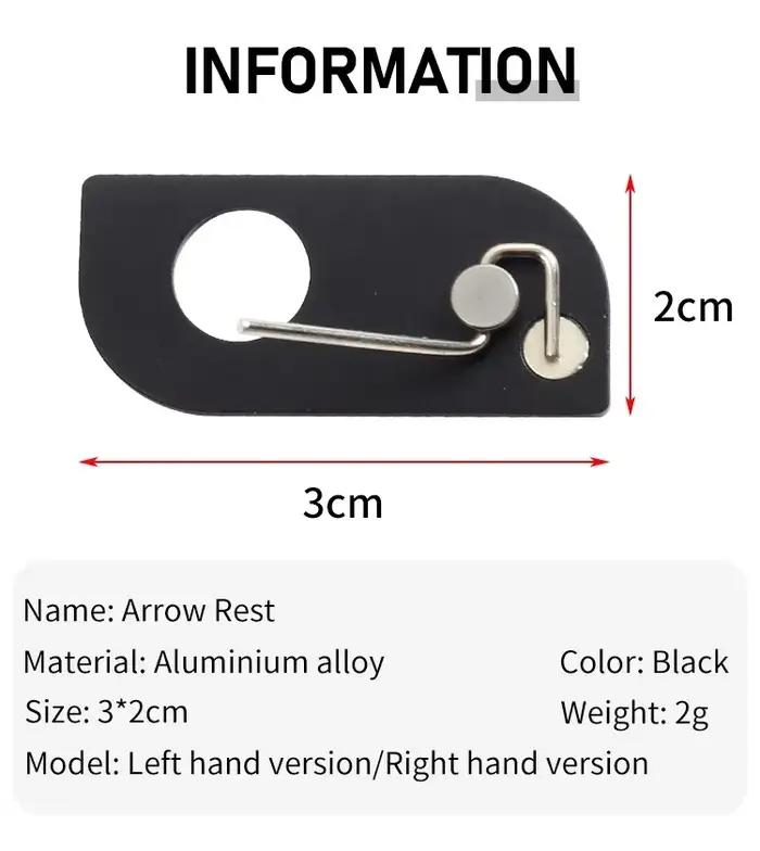 Arc classique flèche repos tir à l'arc Takedown Barebow Longbow en alliage d'aluminium cible de chas