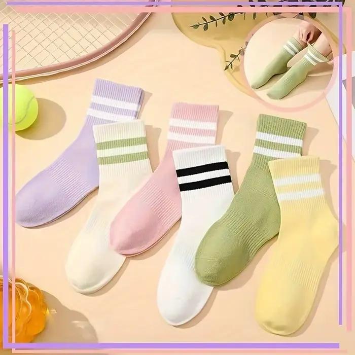 6 paires de chaussettes femmes