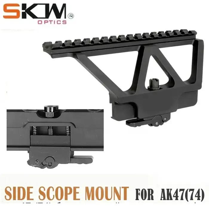 Skwoptics AK47(74)AK poignée de protection des mains foregrip Kalashnikov portée vue AK47(74) tactique sur Rail CNC aluminium M-LOK