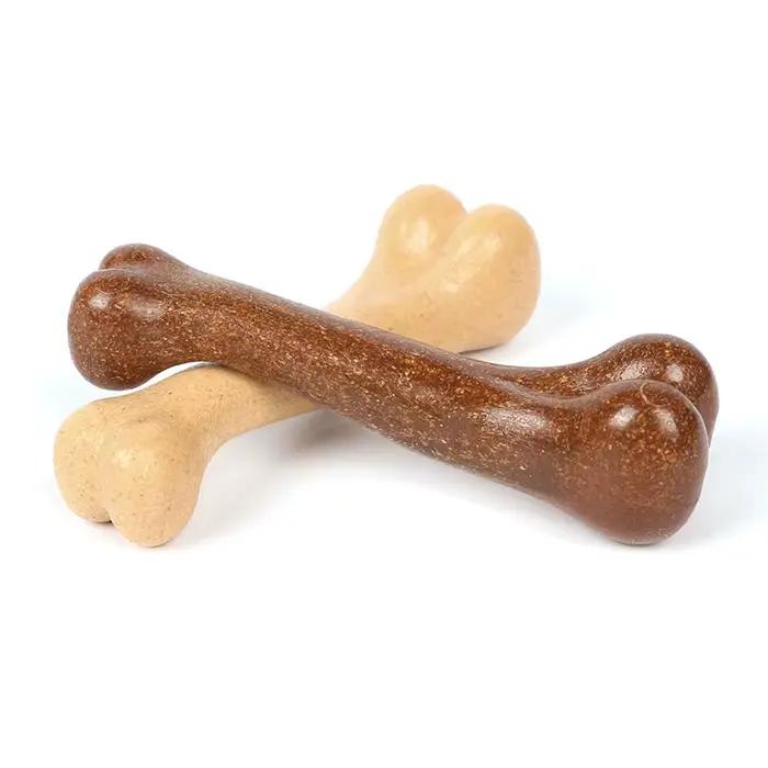 Jouet à mâcher durable aromatisé au bœuf pour chien