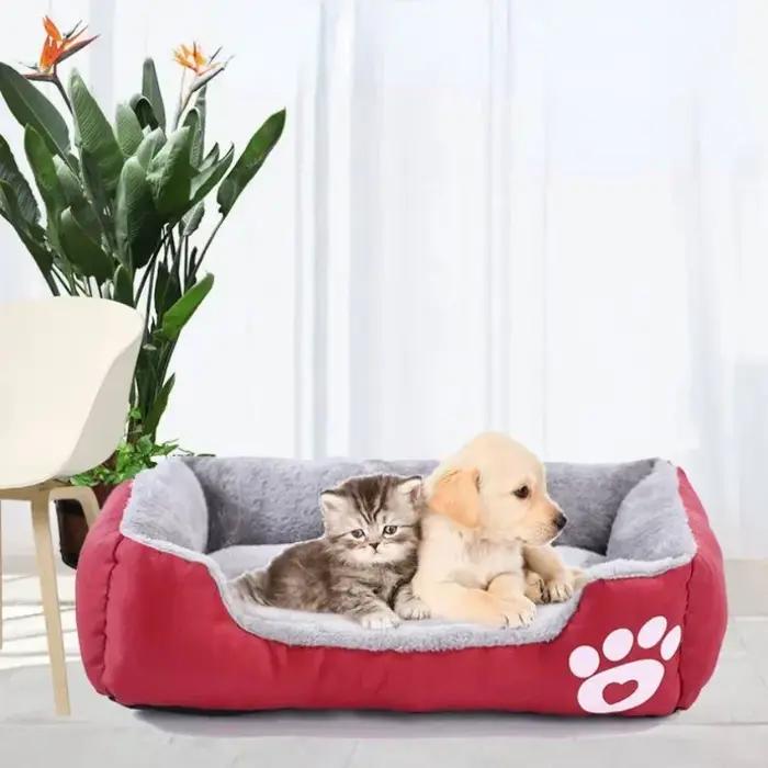Grand nid carré L-3XL pour animaux de compagnie
