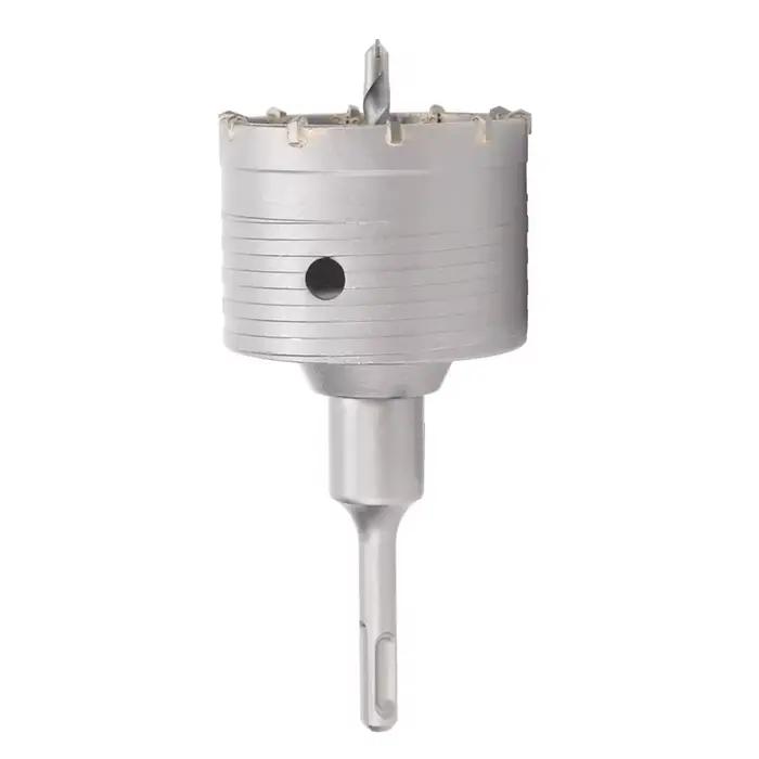 Foret béton SDS-Plus 30-150mm avec arbre circulaire - Scie cloche murale pour maçonnerie parpaing ciment