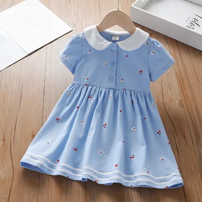 Robe d'été pour bébés filles de 2 à 6 ans
