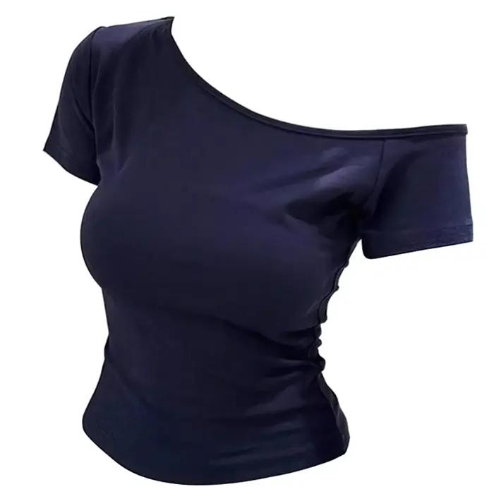 Haut d'été asymétrique pour femme