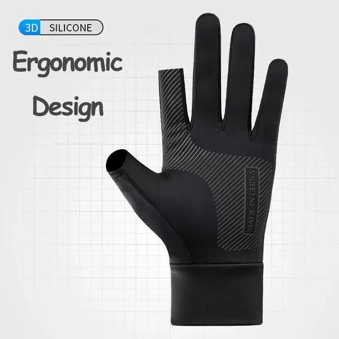 Gants d'été pour hommes et femmes, Fitness, sport, pêche, cyclisme, soie glacée, respirant, élastiqu
