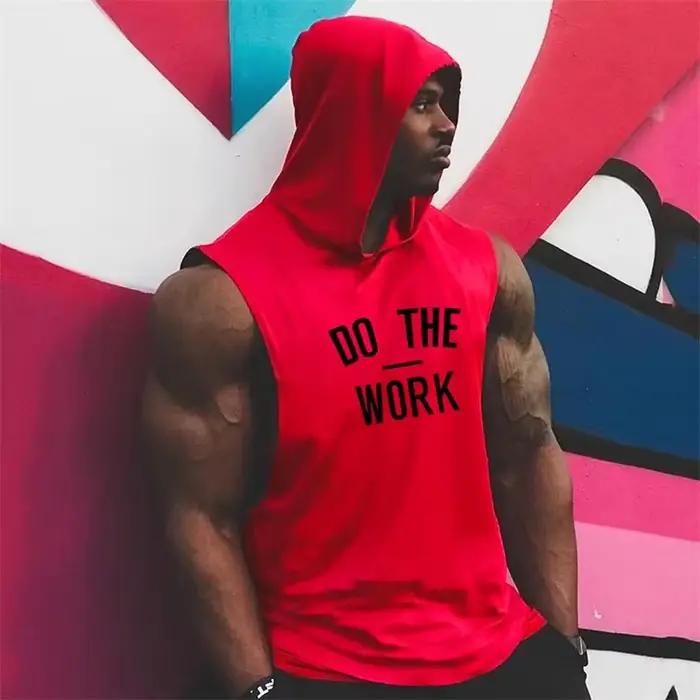 Vêtements de sport à capuche pour hommes