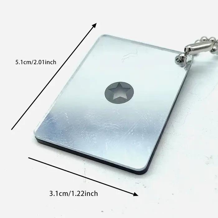 Miroir de signalisation multifonctionnel 1 pièce, miroir réfléchissant portable de survie pour le camping et la randonnée en plein air
