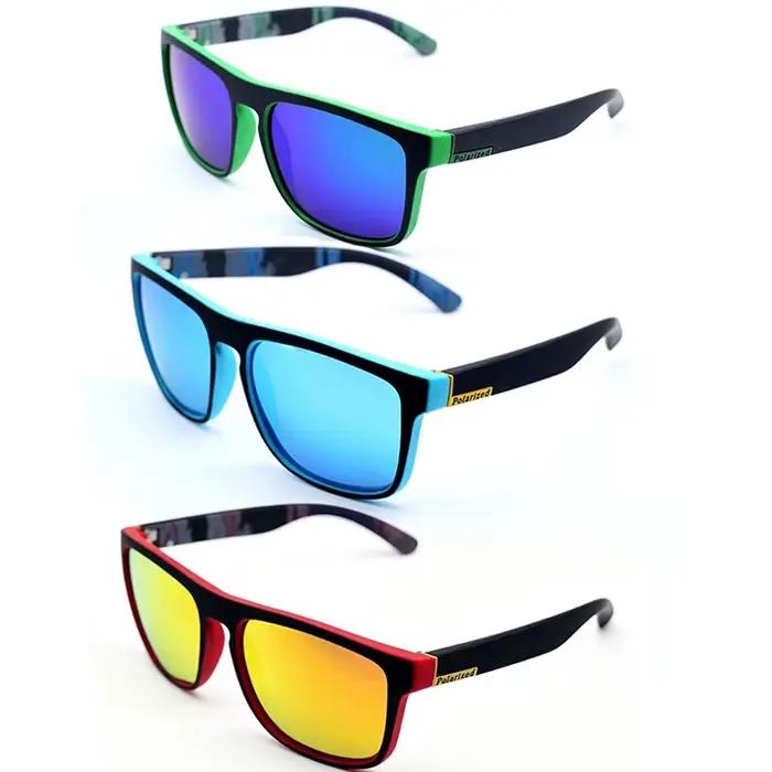 Lunettes de soleil polarisées vintage carrées luxe conduite pêche UV400 chasse homme femme
