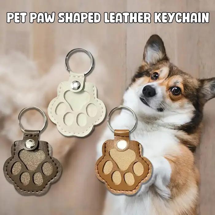 Porte-clés en poils de chien