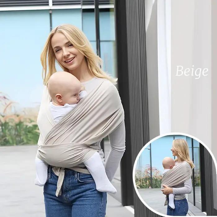 PANGDUBE Porte-bébé ergonomique en coton doux pour les nouveau-nés à 36 mois