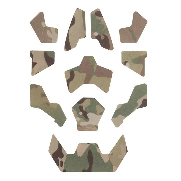 Kit 11 patches tactiques pour casque FAST avec fixation velcro, accessoires équipement chasseur