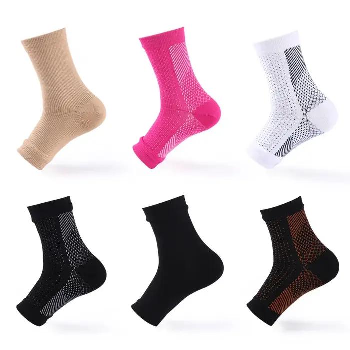 Chaussettes de compression anti-fatigue pour chasse - Manches de cheville confortables S-2XL Hommes Femmes