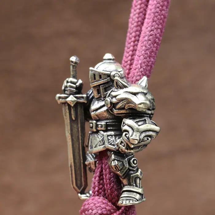 Perles de couteau en laiton style guerrier romain