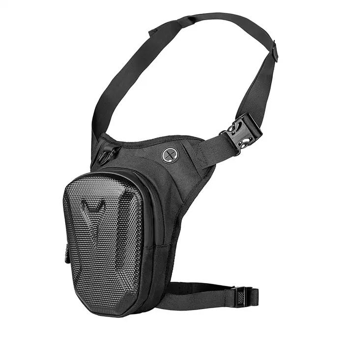 Sacoche de jambe pour moto, sac banane étanche pour motard, sacoche de vélo, sac bandoulière, équipement moto