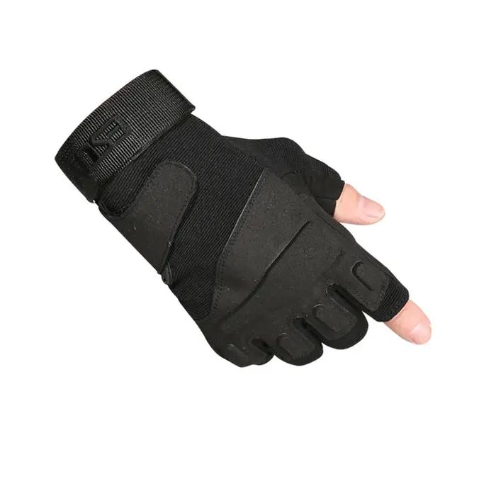 Gants tactiques ESDY demi-doigts - Pour tir, chasse, airsoft et sports de combat outdoor