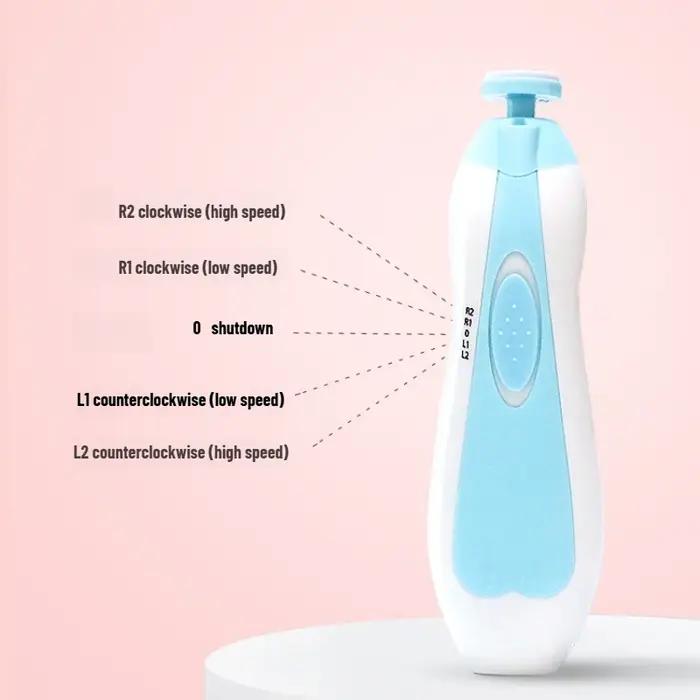 Coupe-ongles électrique multifonctionnel pour bébé, ensemble d'outils de manucure, coupe-ongles pour