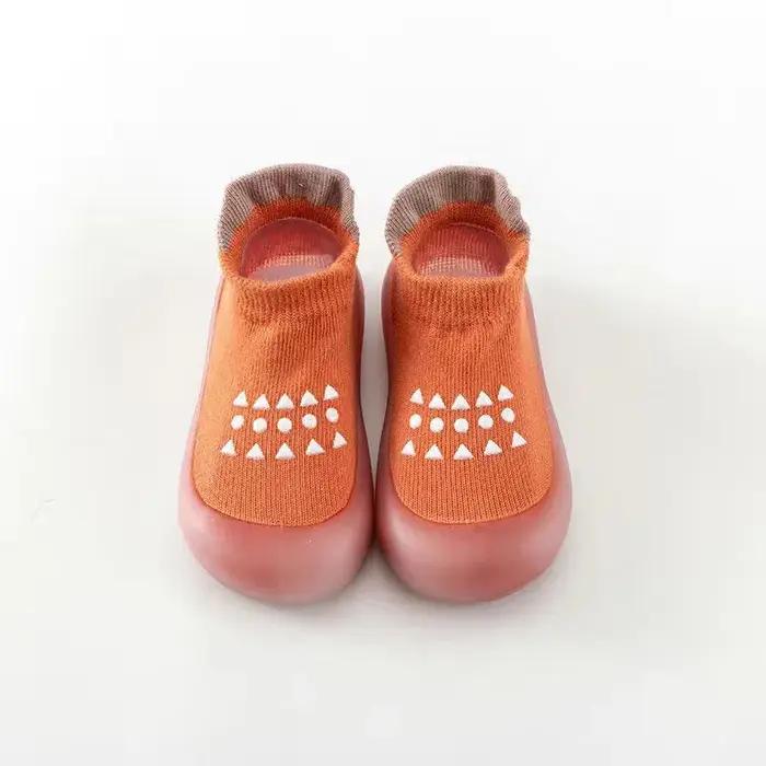 Chaussures d'été antidérapantes et respirantes en coton peigné pour enfants