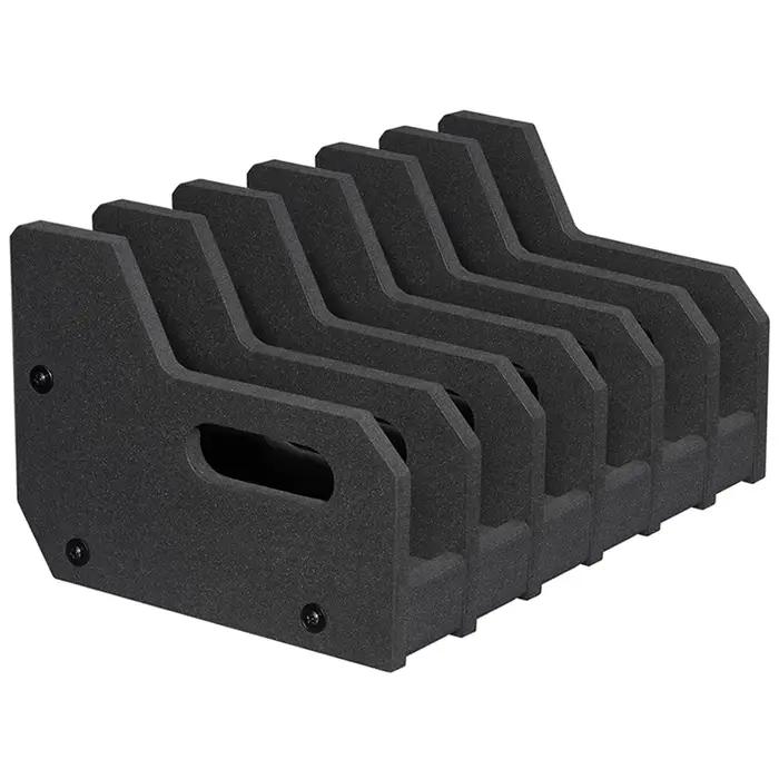 Support de pistolet en mousse à 4/6 fentes