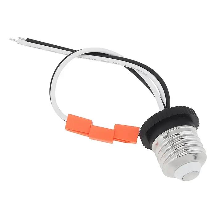 Adaptateur de douille E26 à vis mâle, base moyenne, queue de overpour plafonniers à LED, Downlight,