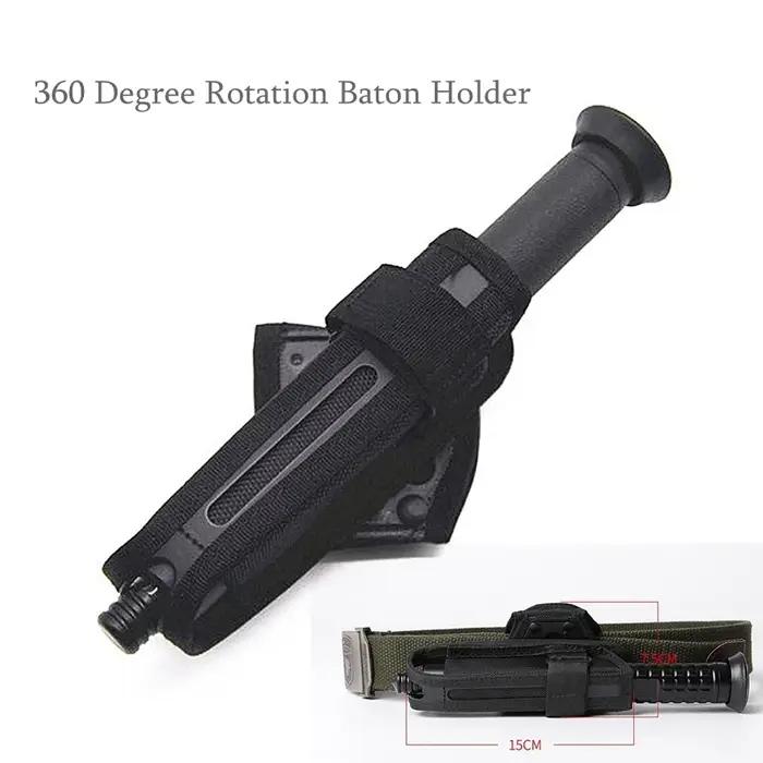 Nouveau Étui de bâton tactique en Nylon chasse, pochette de bâton rotative à 360 degrés, pochette de