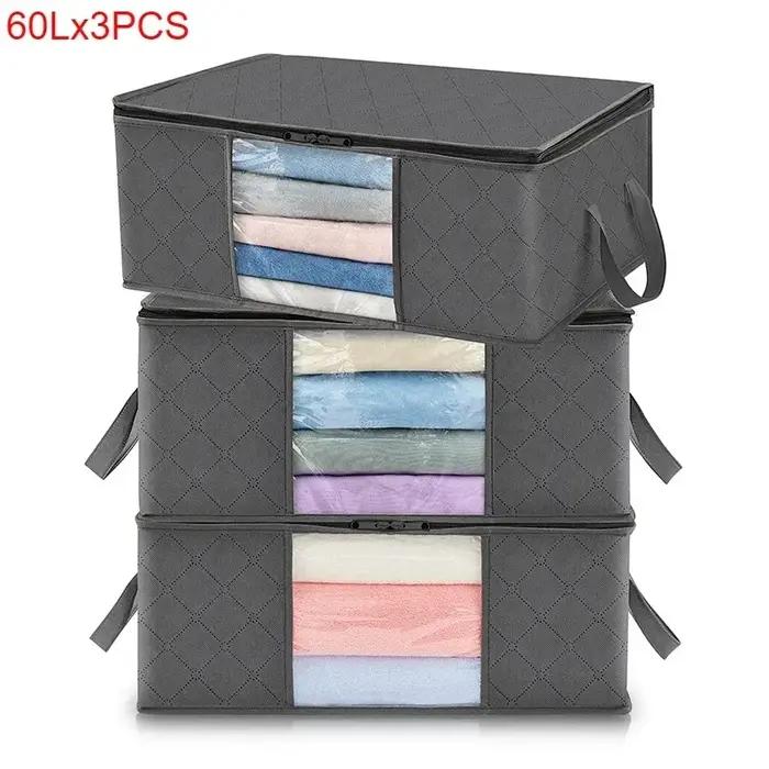 Sac de rangement pliable de grande capacité pour vêtements