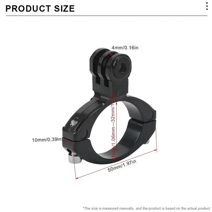 Support de fixation pour guidon de moto, pince de tige de dégager de vélo, accessoires de caméra Gop