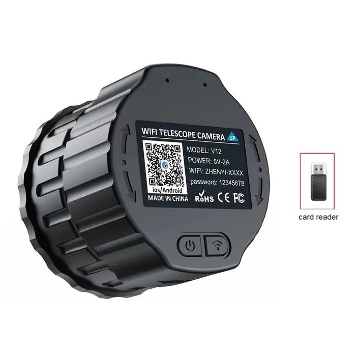 Microscope électronique WiFi HD écran 1.5 pouces enregistrement intégré astrophotographie planétaire oiseaux
