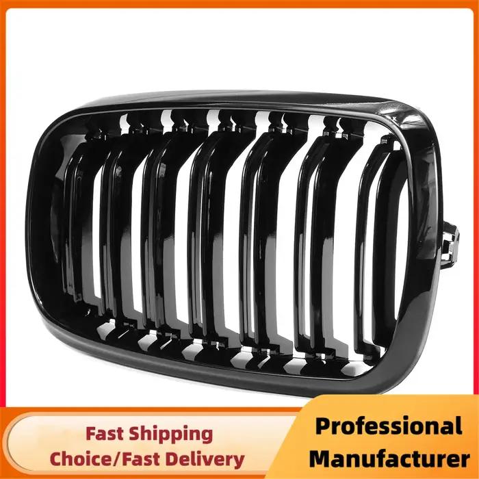 Pour BMW F15 F16 X5 X6 F85 F86 2014-2018 pare-chocs avant rein calandre de course noir brillant voit