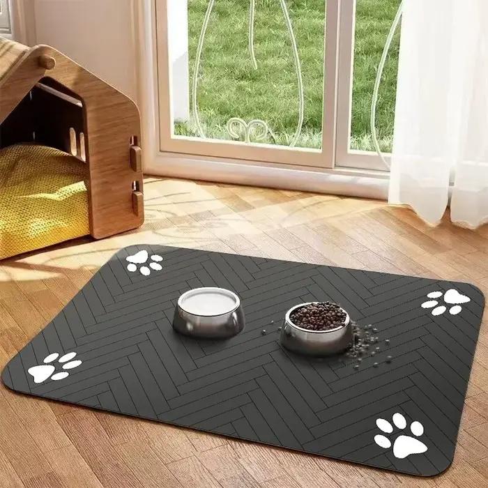 Tapis d'alimentation pour animaux de compagnie