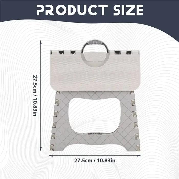 ABKJ-Tabouret pliant – Portable, petite taille pour un rangement facile, facile à utiliser pour les